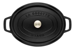 Braadpan Staub Cocotte Ovaal Zwart 41 cm