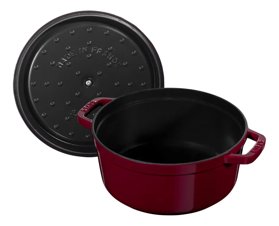 Braadpan Staub Cocotte Rond Bordeaux 28 cm