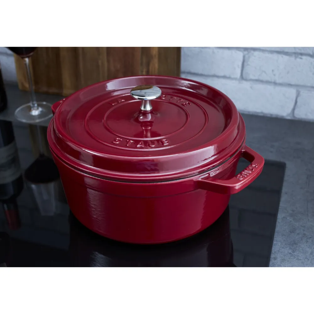 Staub Braadpan Cocotte Rond Bordeaux Discount