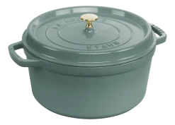 Staub Braadpan Cocotte Rond Eucalyptus Clearance