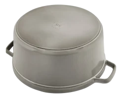 Braadpan Staub Cocotte Rond Grafietgrijs 20 cm