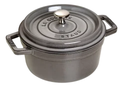 Braadpan Staub Cocotte Rond Grafietgrijs 20 cm