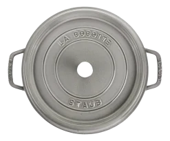 Braadpan Staub Cocotte Rond Grafietgrijs 20 cm