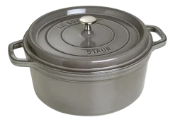 Braadpan Staub Cocotte Rond Grafietgrijs 28 cm