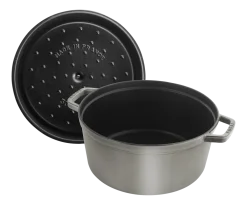 Staub Braadpan Cocotte Rond Grafietgrijs