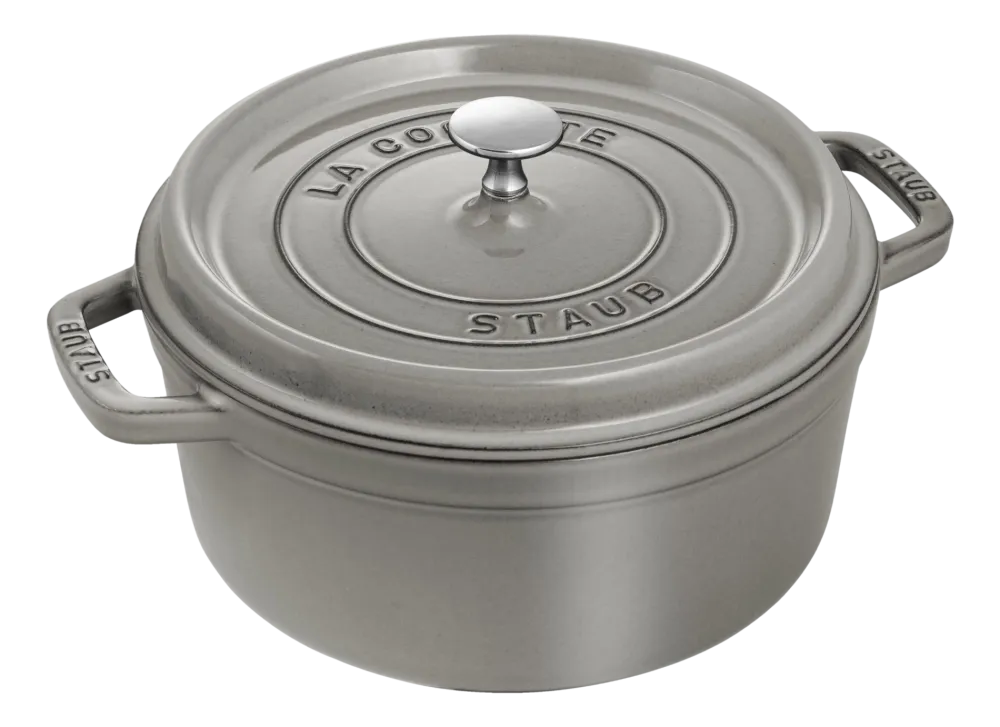 Staub Braadpan Cocotte Rond Grafietgrijs