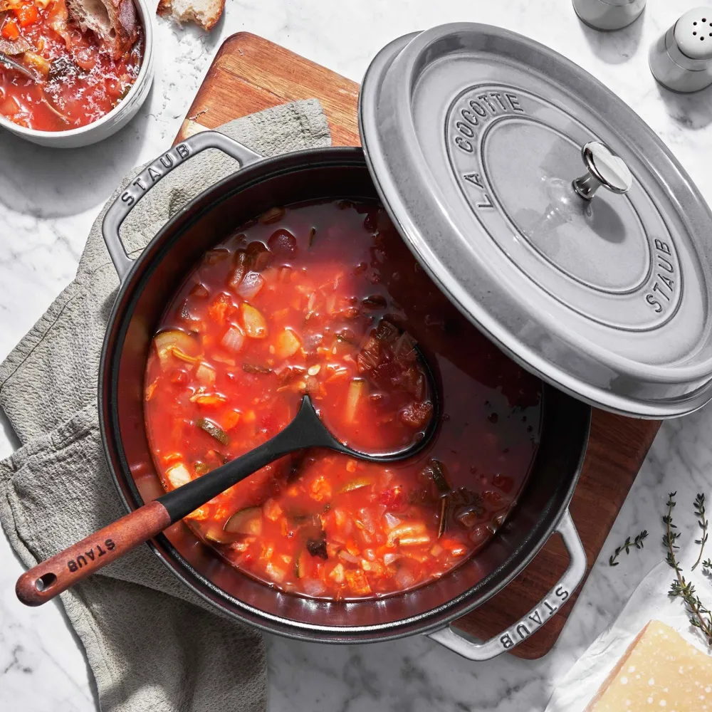 Staub Braadpan Cocotte Rond Grafietgrijs