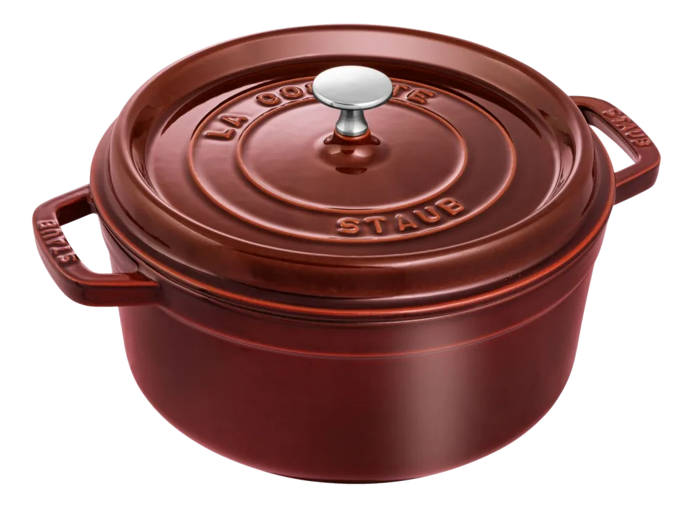 Staub Braadpan Cocotte Rond Grenadine Best