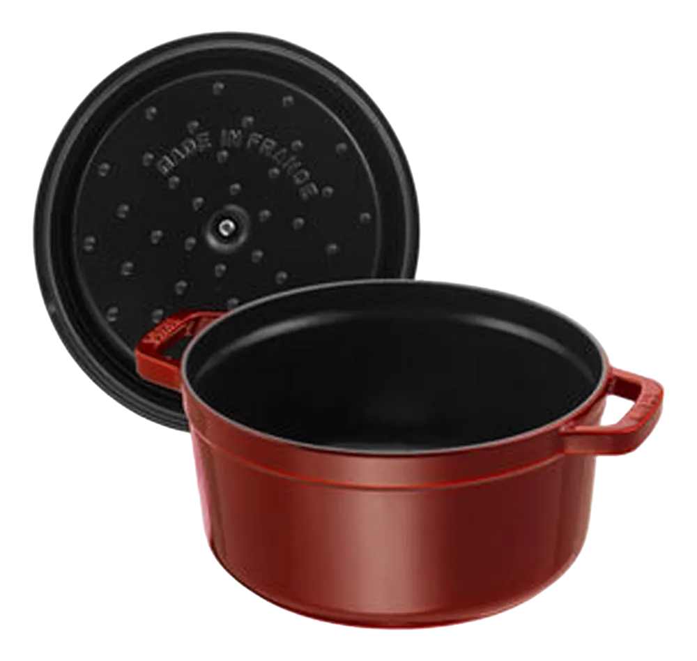 Staub Braadpan Cocotte Rond Grenadine Best