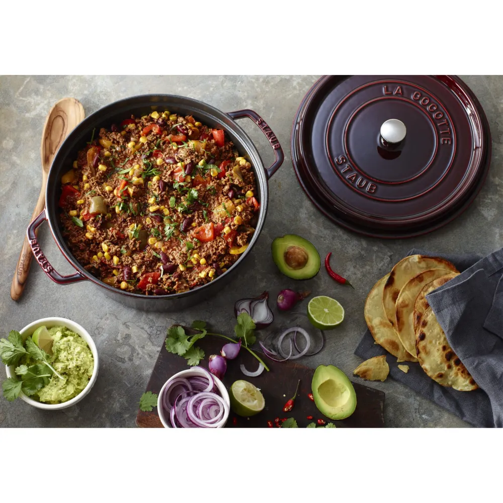 Staub Braadpan Cocotte Rond Grenadine Online
