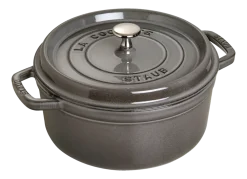 Staub Braadpan Cocotte Rond Grafietgrijs Clearance