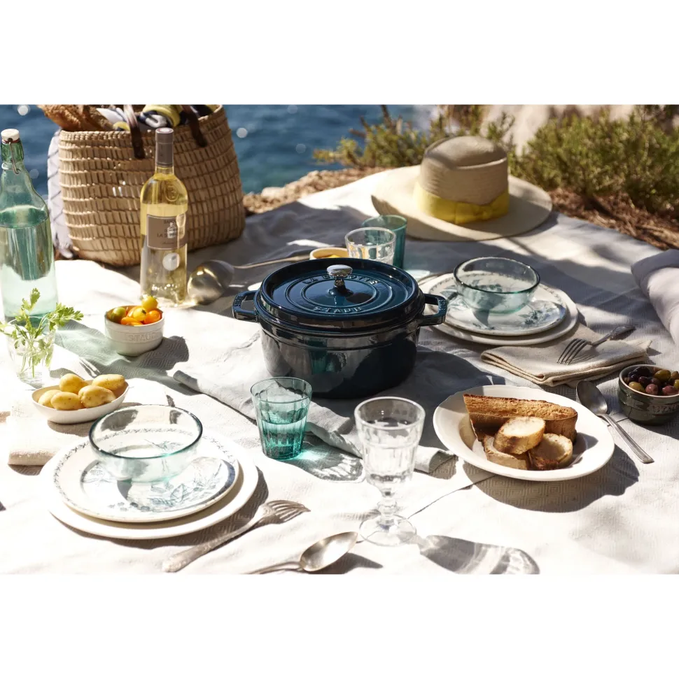 Braadpan Staub Cocotte Rond La Mer 28 cm