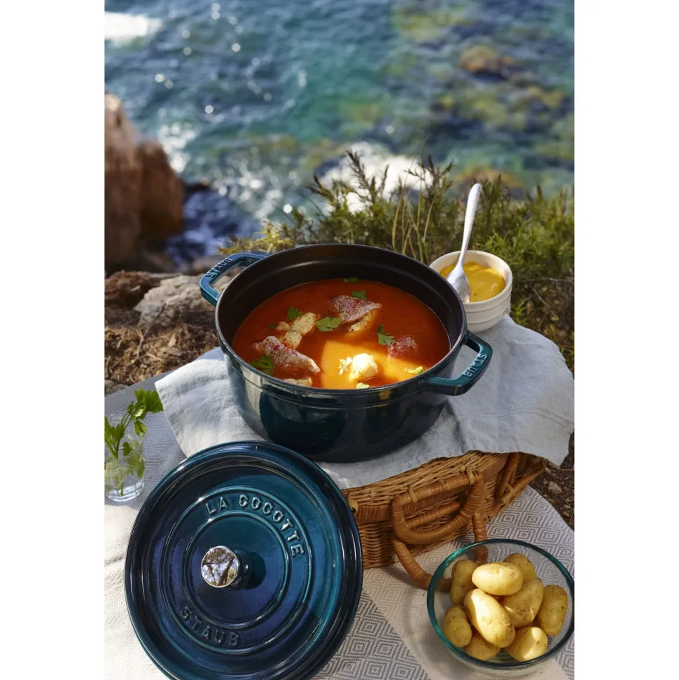 Braadpan Staub Cocotte Rond La Mer 28 cm