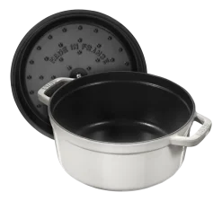 Staub Braadpan Cocotte Rond White Truffle New