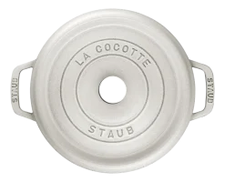 Staub Braadpan Cocotte Rond White Truffle New