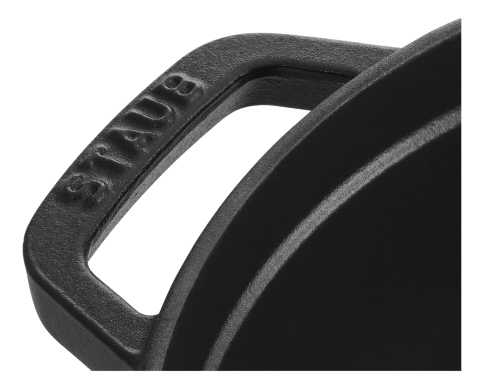 Braadpan Staub Cocotte Rond Zwart 20 cm