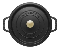 Braadpan Staub Cocotte Rond Zwart 34 cm