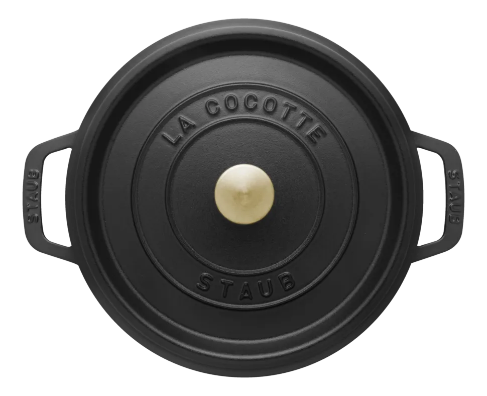Braadpan Staub Cocotte Rond Zwart 34 cm