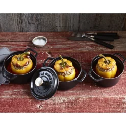 Staub Braadpan Cocotte Rond Zwart Discount