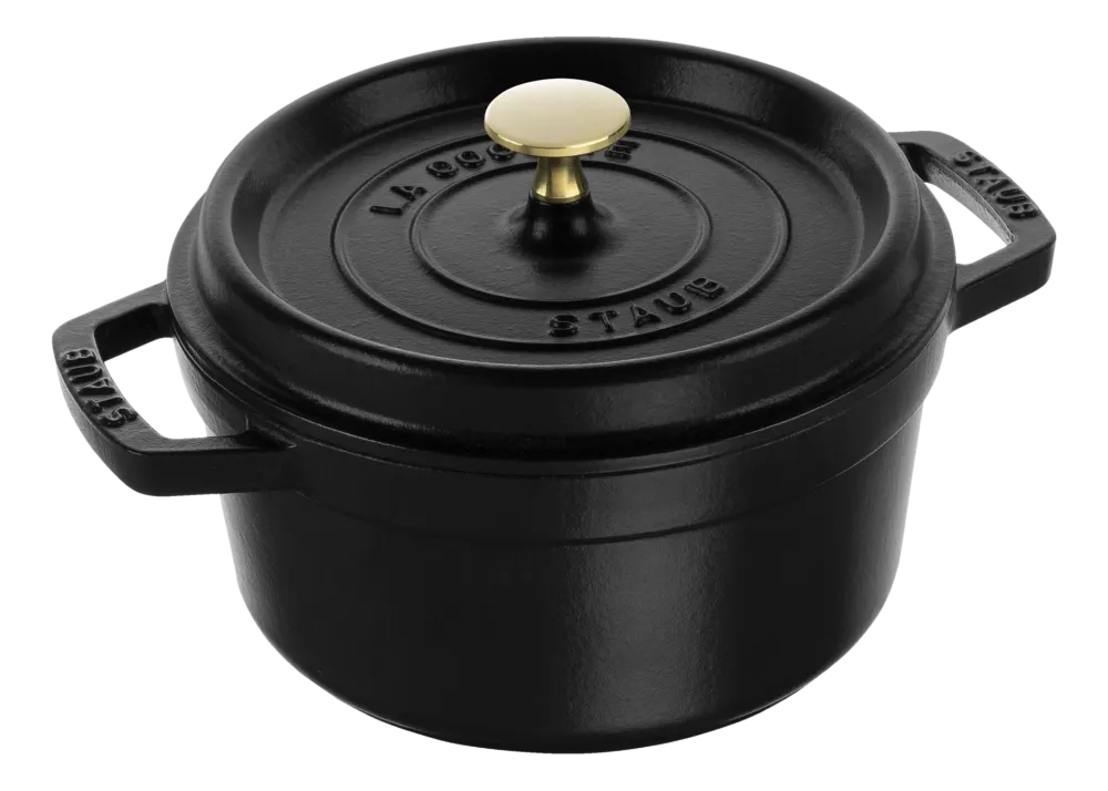 Staub Braadpan Cocotte Rond Zwart Best