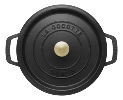 Staub Braadpan Cocotte Rond Zwart Best