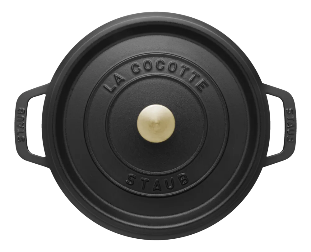 Staub Braadpan Cocotte Rond Zwart Best