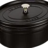 Braadpan Staub Ovaal Zwart 31 cm
