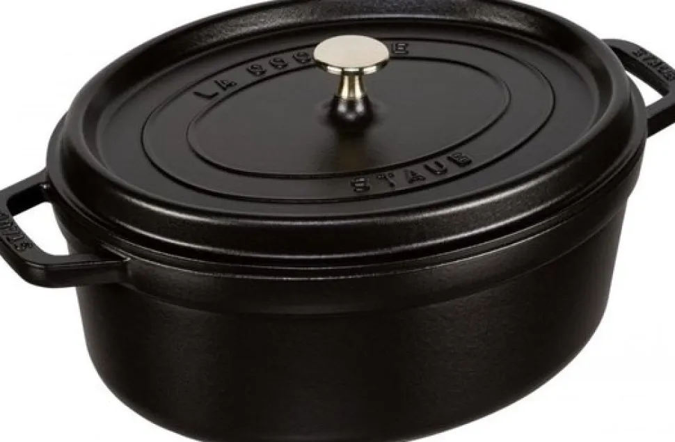 Braadpan Staub Ovaal Zwart 31 cm