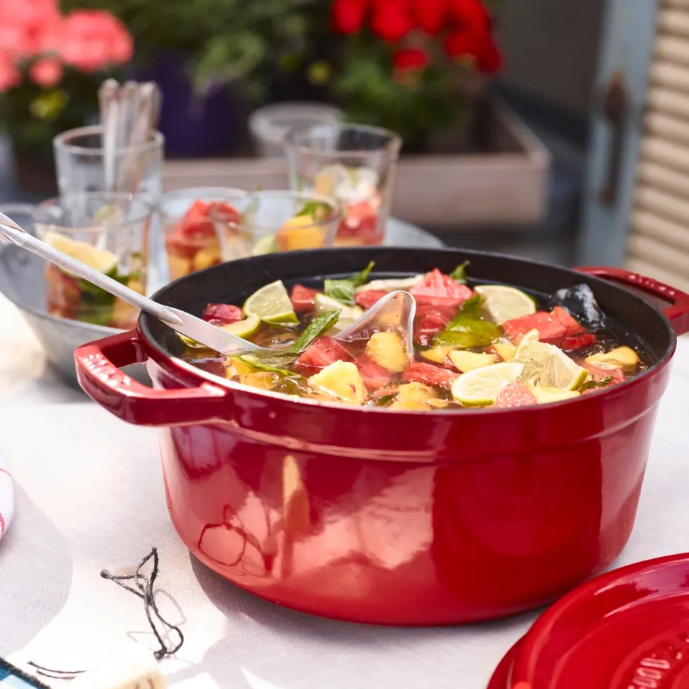 Braadpan Staub Rond Kers 28 cm