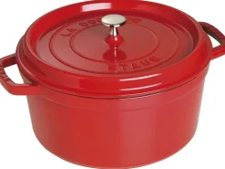 Braadpan Staub Rond Kers 28 cm