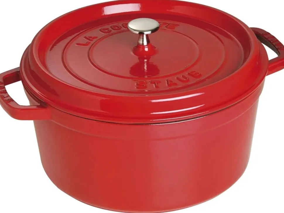 Braadpan Staub Rond Kers 28 cm