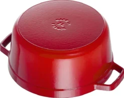 Braadpan Staub Rond Kers 28 cm
