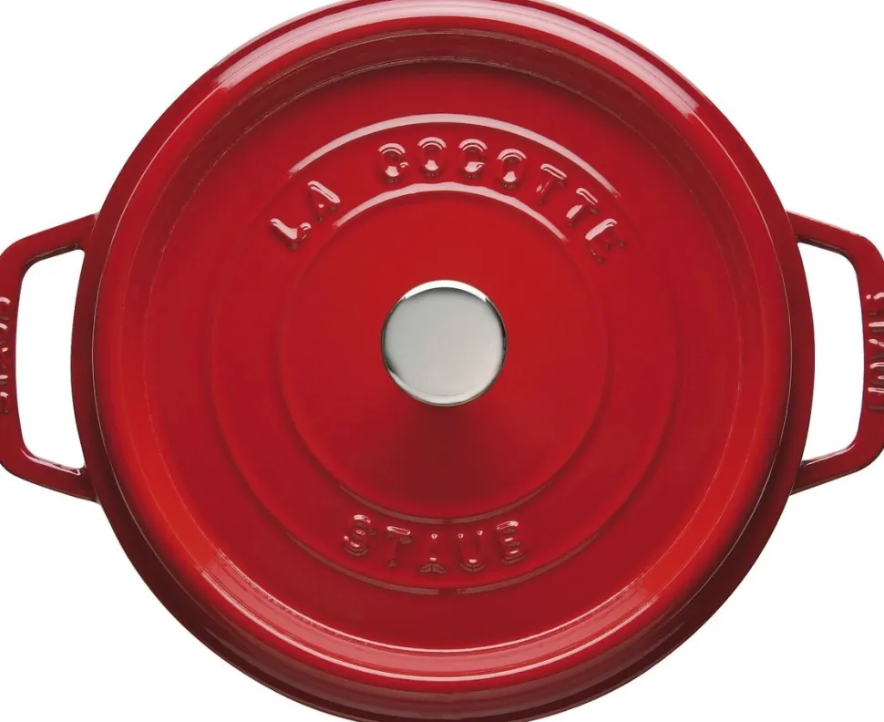 Braadpan Staub Rond Kers 28 cm