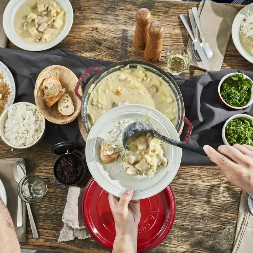 Staub Braadpan Rond Kers