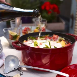 Staub Braadpan Rond Kers