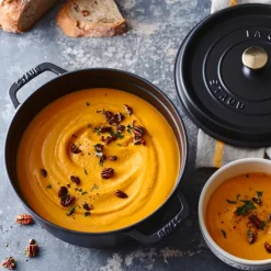 Braadpan Staub Rond Zwart 24 cm