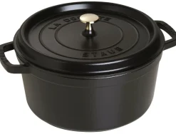 Braadpan Staub Rond Zwart 28 cm