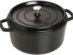 Staub Braadpan Rond Zwart Clearance