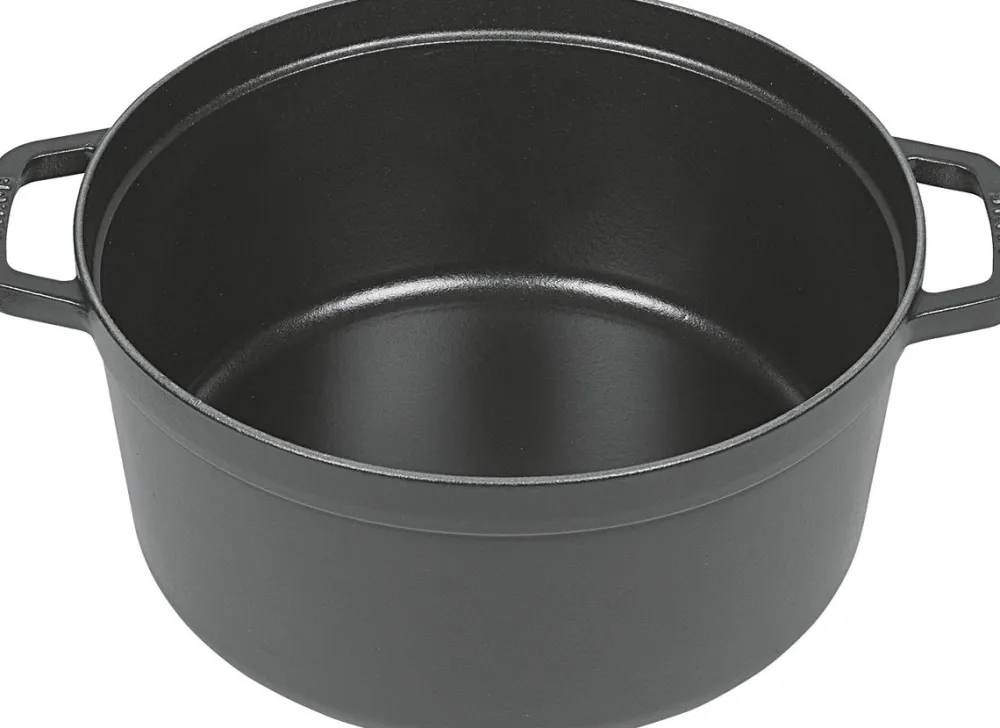 Staub Braadpan Rond Zwart Clearance