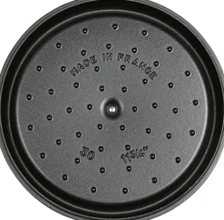Staub Braadpan Rond Zwart Clearance
