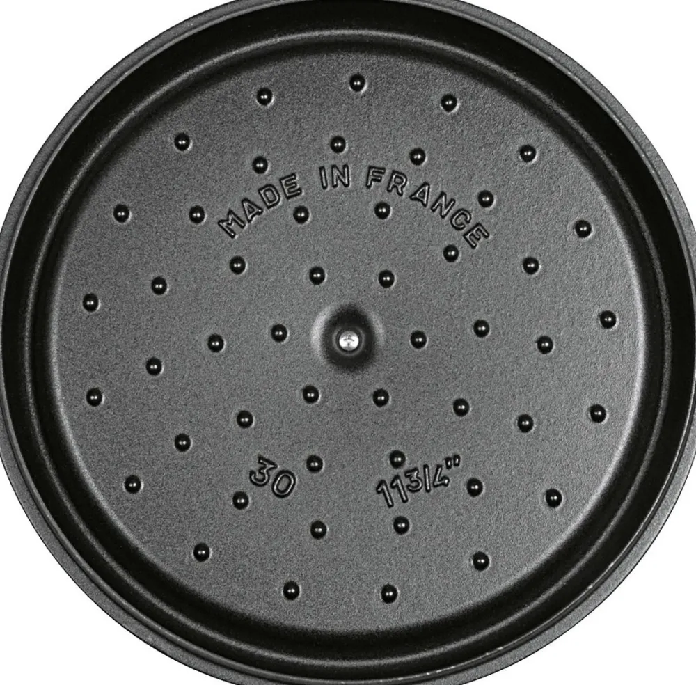 Staub Braadpan Rond Zwart Clearance