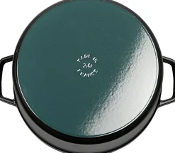Staub Braadpan Rond Zwart Clearance