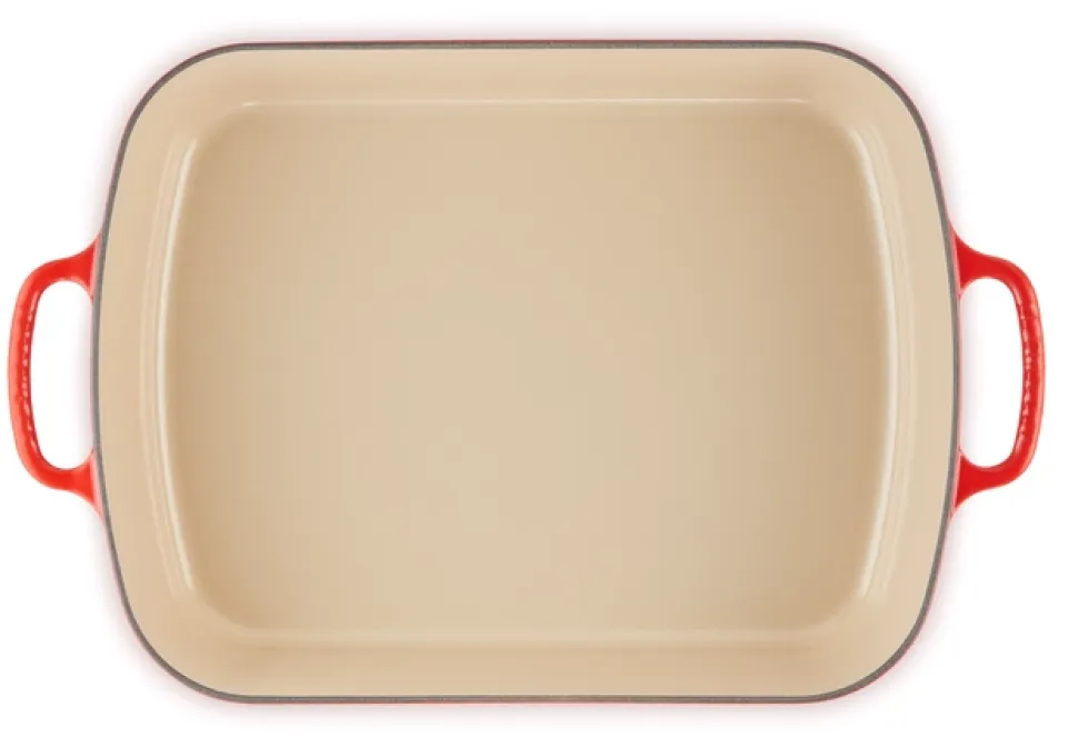 Braadslede Le Creuset Rechthoekig Kersenrood 37 cm