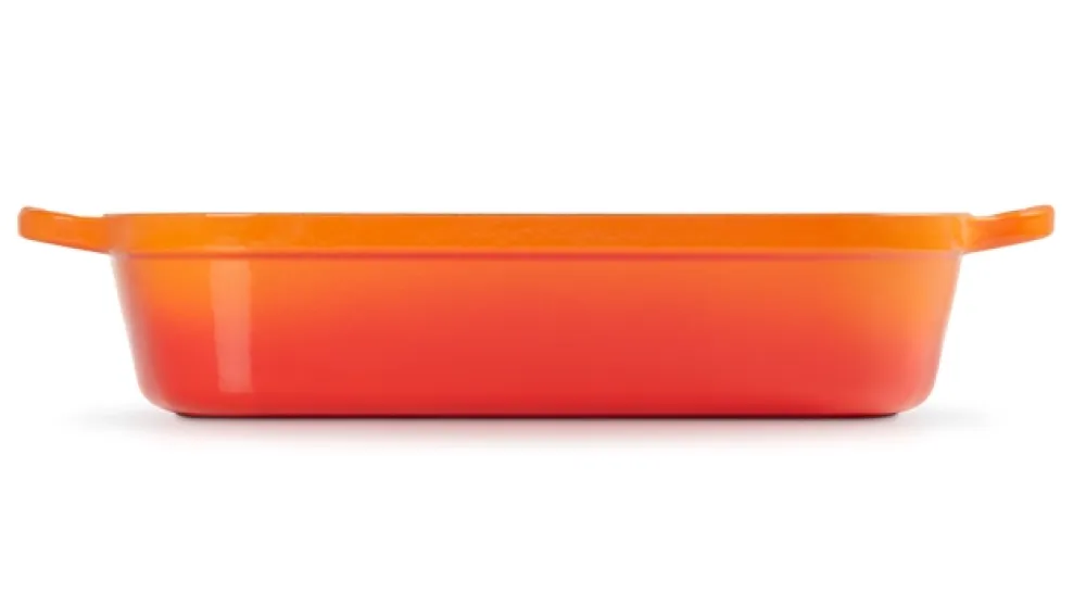 Le Creuset Braadslede Rechthoekig Oranjerood