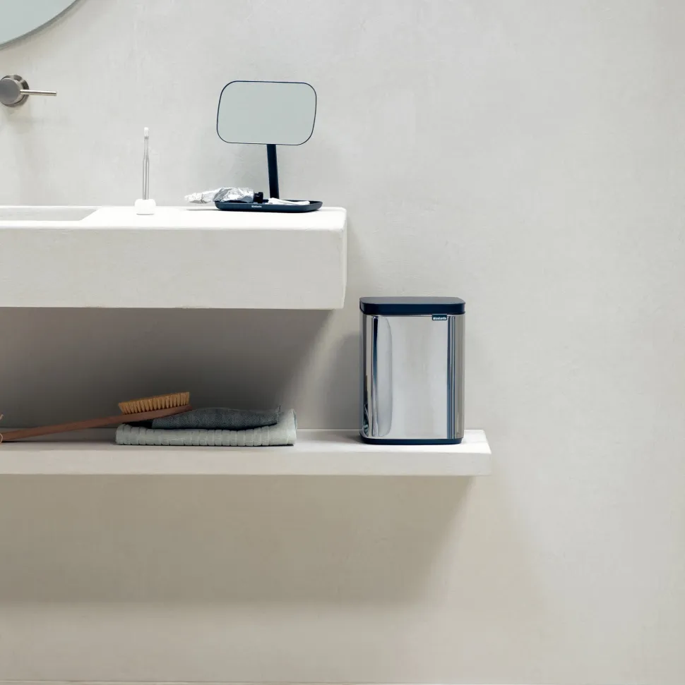Brabantia Bo Afvalemmer 4 L - Brilliant Steel