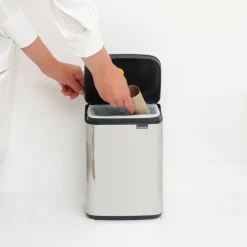 Brabantia Bo Afvalemmer 4 L - Brilliant Steel