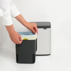 Brabantia Bo Afvalemmer 4 L - Brilliant Steel