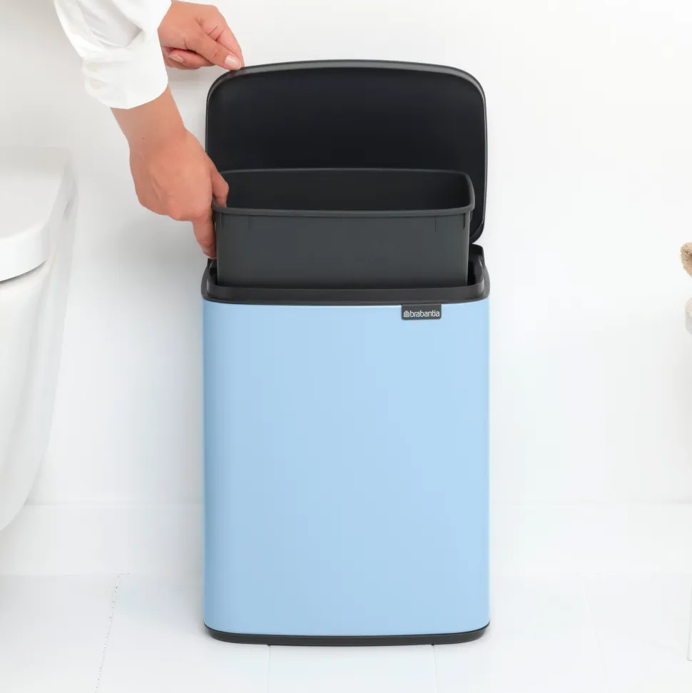 Brabantia Bo Afvalemmer 12 L - Dreamy Blue
