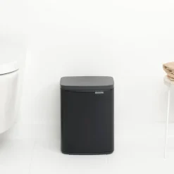 Brabantia Bo Afvalemmer - Matt Black Clearance