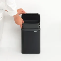 Brabantia Bo Afvalemmer - Matt Black